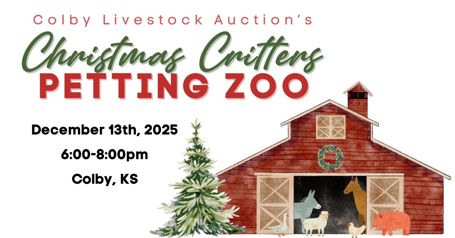 Christmas Critters FB Event Cover